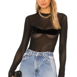 Sami Miro Vintage Mesh Bodysuit